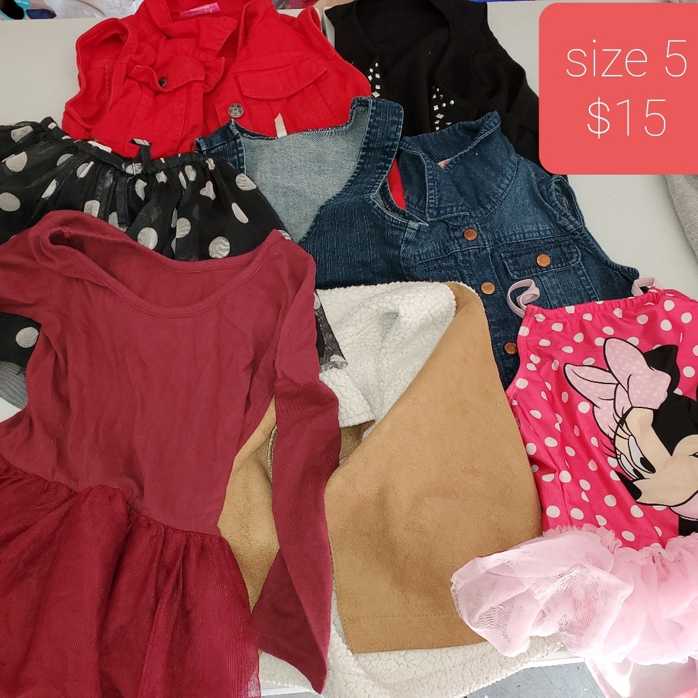 Girls size 5 clothes